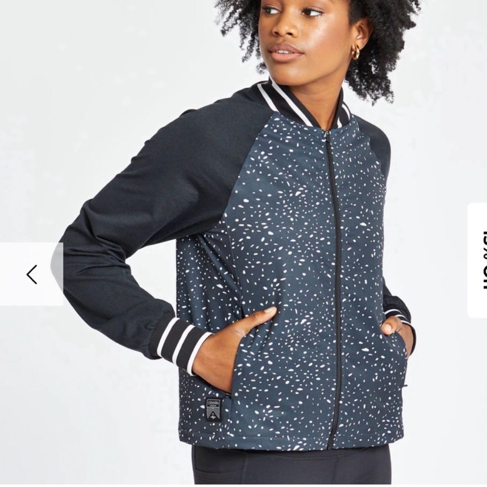 Oiselle AMD jacket - night sky print